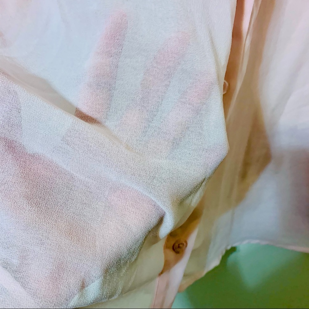 🔥3/$10 or 5/$15 SALE🔥 Who What Wear Top Blouse - Light Pink - Sz XS - Picture 5 of 10